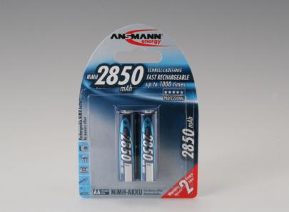 bl genopladelig mah 2850 aa pro batteri