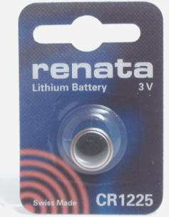 lithium mah 45 3v cr1225 batteri