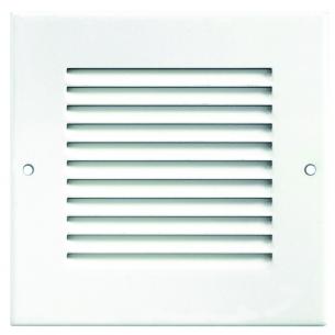 ral9016 hvid ø100mm 140x140mm metalrist