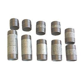 blandede stk 10 pose 2 1 1 galvaniserede nippelr�r