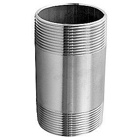 316 aisi rustfri mm 150 x 2 1 2 r nippelr