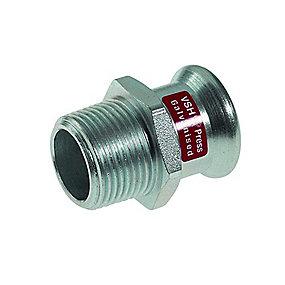 m-bakke nippel 2 x mm 54 overgang press fz xpress vsh