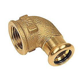 muffe og gevind indvendigt med 90 mm 15 - 2 1 vinkel press cu kobber