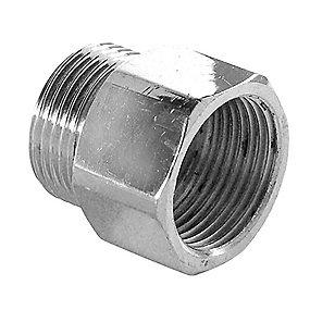 messing forkromet 8 3 - 2 1 spidsmuffe