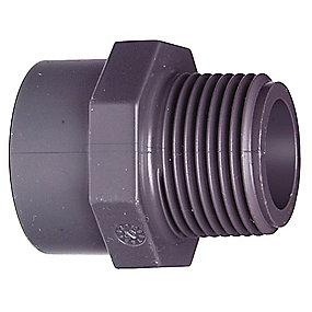 r mm 50 - 2 1 1 -nippel overgangsmuffe pvc gf