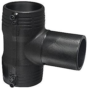 lige pe100-sdr11 pn16 90 mm 110 t-stykke el-svejse pe plus elgef fischer georg