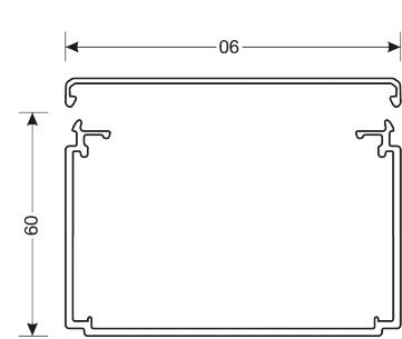 60x90mm perlegr lf60060 kabelkanal