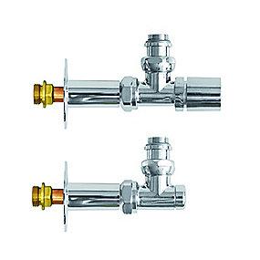 krom bende vinkell t ventils 2 1 design