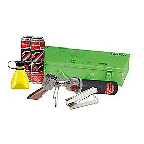 sten ammon u og plastbeh metalkasse i 6364 loddekolbe express