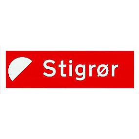 piktogram stigr�r plast mm 148x420 stigr�r skilt falck