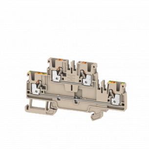 beige ft-pe 5 2 a2t gennemgangsklemme