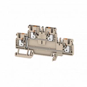 beige vl 5 2 a2t gennemgangsklemme