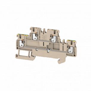 beige ft-pe 5 1 a2t gennemgangsklemme