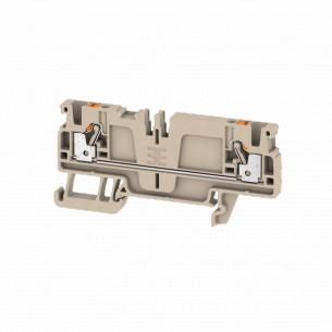 beige fs dt 5 2 a2c gennemgangsklemme