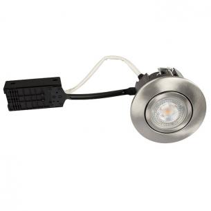 rund alu rstet b ip44 385lm 3000k 5w gu10 flimmerfri mpbar d 230v install quick luna