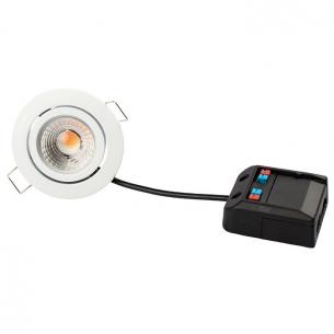 rund hvid mat ip44 250lm ra95 2700k 2w 3 mpbar d 350ma looping claudia