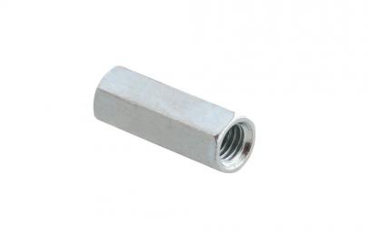m10x30mm elforzinket gevindmuffe bis