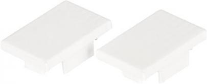 2stk hvid low endestykke art