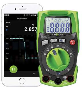 multimeter bluetooth 6100bt elma