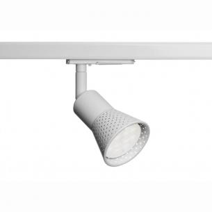 hvid - gu10 cup metal faset 1 skinnespot global