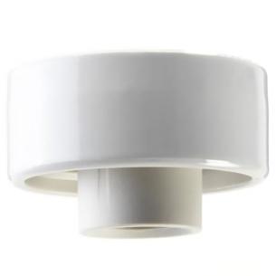 ip20 hvid mm 5 84 gevind e27 lige loftlarmatur n porcel