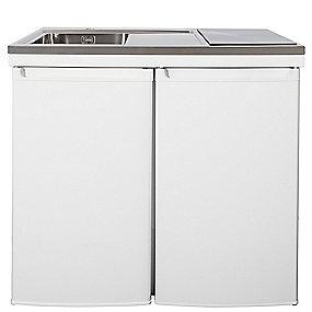 venstre til vask 1000x610x900 l m hvid culina kken minik juvel intra