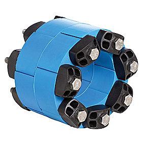 bar 3 til luftt�t gas vand a4 bolte b type mm 128-131 borehul mm 90 r�r komplet k�det�tning seal link original