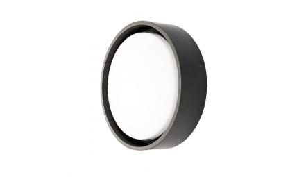 sensor 3000k led grafit round frame