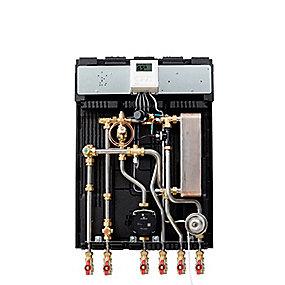 2 bymodel styring elektronisk med fjernvarmeunit ecl 40-v s calefa wavin