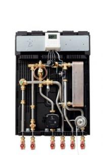 2 bymodel styring elektronisk med fjernvarmeunit ecl 40-h s calefa wavin