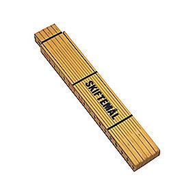 200154 hultafors sm gu g59-2-12 glasfiber led 12 m 2 tommestok