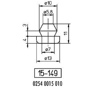 stk 100 15-149 helavia fod gummi