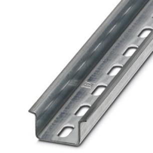 2m l forzinket mm 15 2 6 huller med 15 ns35 din-skinne