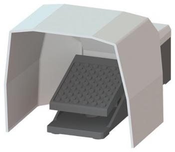 ip65 hus metal sning l uden cover med 1-pedal fodpedal momentary-kontakt