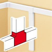 hvid 25x25 halogenfri t-stykke