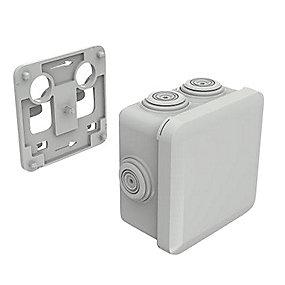 kabelbakke til beslag incl 80x80mm se forgreningsd plexo