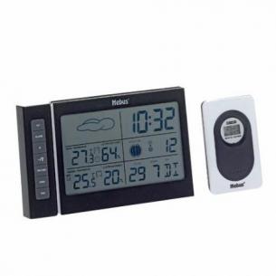 alarm og ur med kontrolleret radio vejrstation