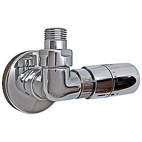 krom venstre rumtermostat med ventil bende vinkell 2 1 ventil plus rum corner kriss