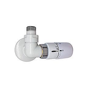 hvid venstre rumtermostat med ventil bende vinkell 2 1 ventil plus rum corner kriss