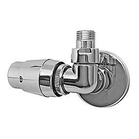 krom venstre returtermostat med ventil bende vinkell 2 1 ventil rtl corner kriss