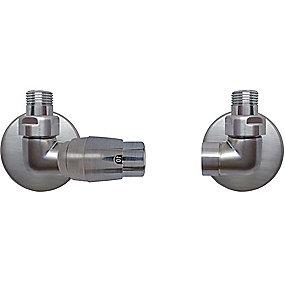 børstet højre returtermostat med ventil vinkelløbende 2 1 ventil rtl corner kriss