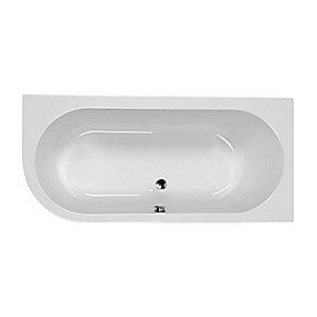 carronite med side jre h i n rygl akryl rekt 1700x800mm badekar status mberg str