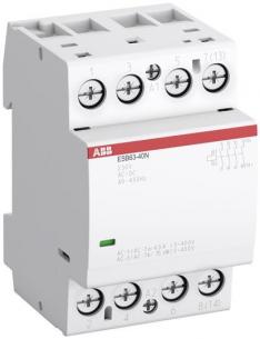 dc ac 42v nding styresp ac 400v grader 55 ved 63a ac-1 4no 4-polet installationskontaktor
