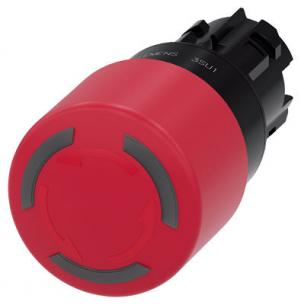 mm 30 red plastik rund mm 22 belyst trykknap padde dstop n act sirius