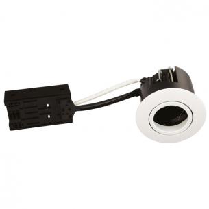 lyskilde ex - hvid blank gu10 88mm rund qi luna - products scan