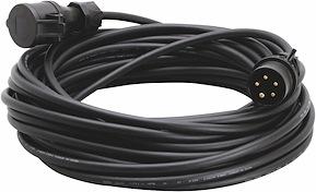 ip44 sort 3-faset 25m 32a stage ngerkabel forl