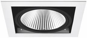 ip21 sort hvid 1x10w led md-251 downlight