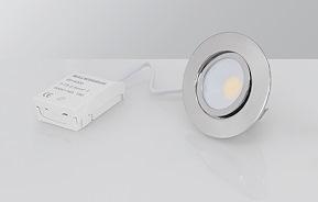3-pak ip44 krom 3x5w led md-230 downlight