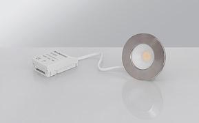 3-pak ip44 satin 3x5w led md-231 downlight