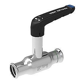 st�l rustfrit press-press dn15 h�ndtag og spindel h�j med 18mm kuglehane xpress vsh